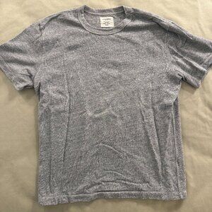 Buck Mason Field Spec Cotton Heavy Tee - Large - Heather Grey